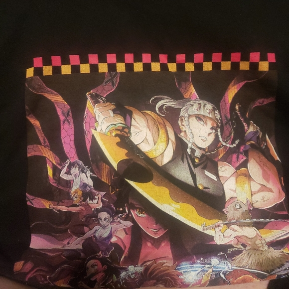 DEMON SLAYER BLACK T-SHIRT - Picture 1 of 2